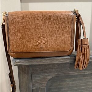 Tory Burch Tan Leather Crossbody Bag
